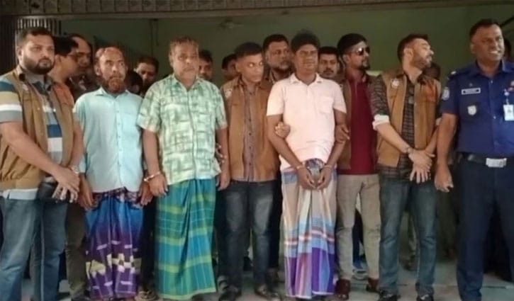 নাটোরে সর্বহারা নেতাসহ আ.লীগের ৫ কর্মী গ্রেপ্তার