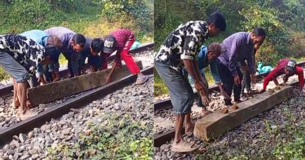 মৌলভীবাজারে রেলপথে স্লিপার ফেলে দুর্ঘটনা ঘটানোর চেষ্টা